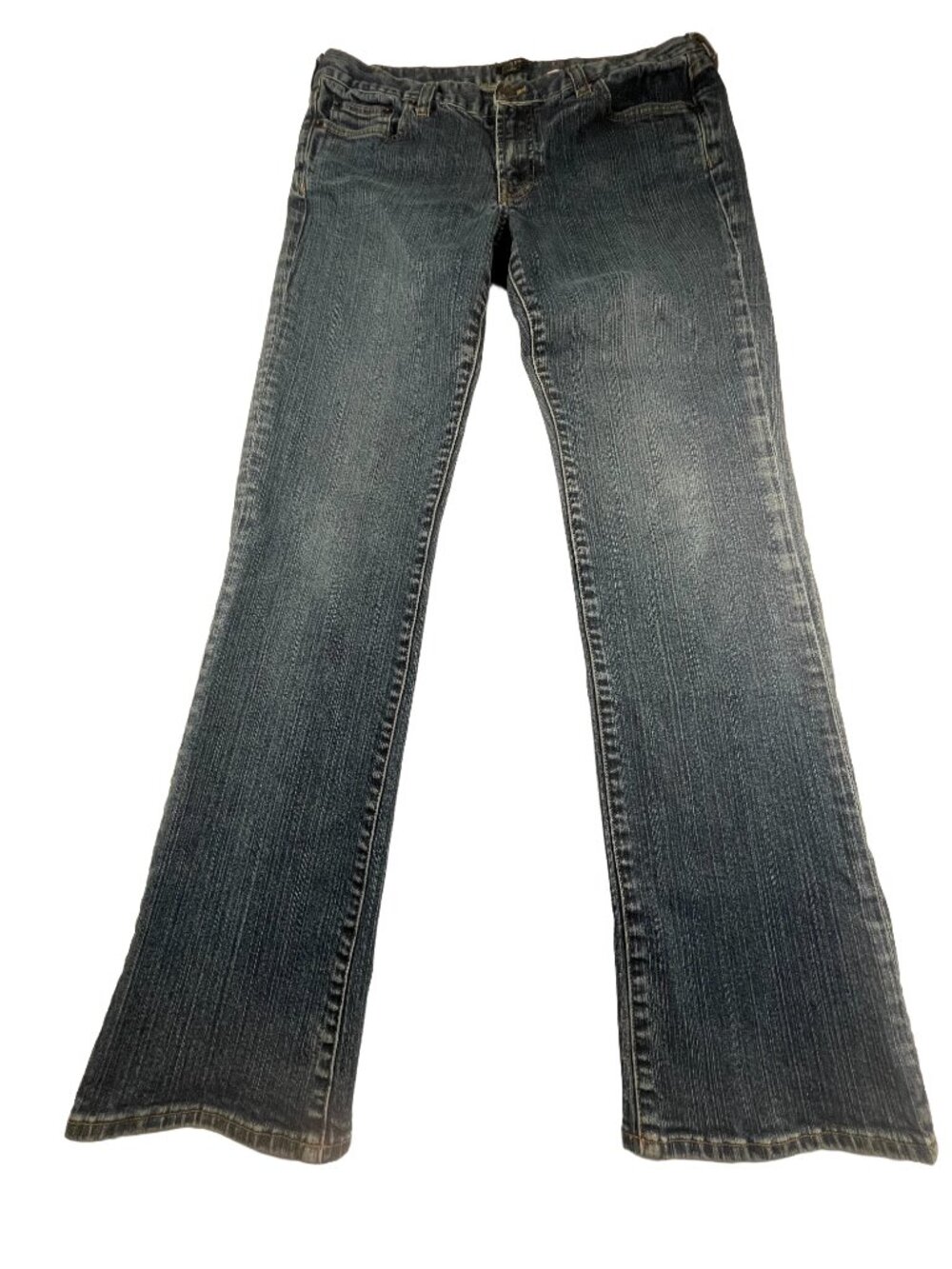 J. Crew City Fit Bootcut Jeans Blue Stretch Denim Size 10
